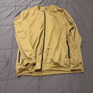 Men’s XXL Adidas track jacket, gold colored
